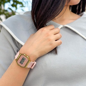 Ice-Watch - Ice digit retro Blush pink - Różowy