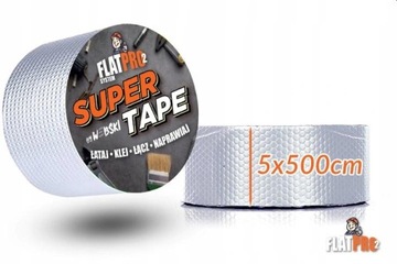 Прочная ремонтная лента Super Tape с алюминиевым покрытием