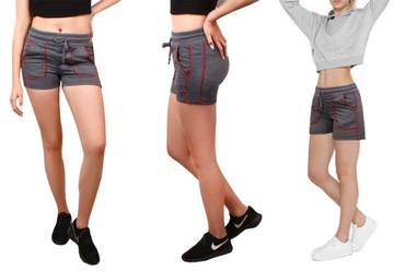SZORTY SPORTOWE krótkie SPODENKI grafit 158# S/M