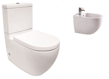 Kompakt WC + bidet VIEANY CATANI spłuczka GEBERIT