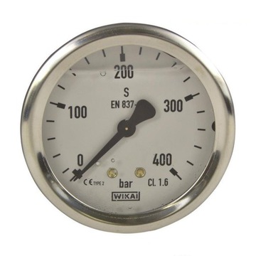 0-400BAR G1/4''manometr glicerynowy 63mm WIKA 213.53.063T KFM M63T/G
