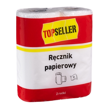 TOPSELLER Ręcznik papierowy 2 rolki 2- warstwowy