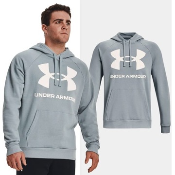 BLUZA MĘSKA UNDER ARMOUR DRESOWA Z KAPTUREM BAWEŁNA SPORTOWA 1357093