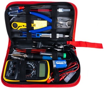НАБОР ЭЛЕКТРИЧЕСКИХ ИНСТРУМЕНТОВ ПАЯЛЬНИК Мультиметр