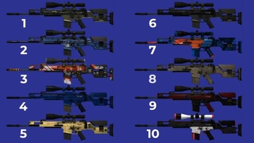 СКАР-20 СКИН ОРУЖИЯ COUNTER-STRIKE IRL на подвешивание - ПОДАРОК ​​ПОДАРОК