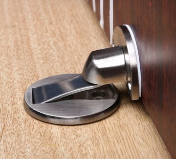 Магнитный дверной стопор, прочный серебряный дверной стопор