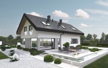 Проект дома Pióro Architekci-12 Базовая версия