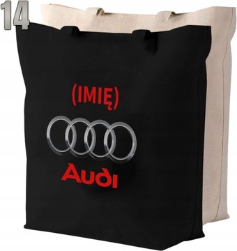 Torba bawełniana AUDI + IMIĘ