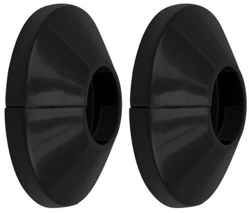 Rozeta maskująca czarna fi 22 mm 2 sztuki