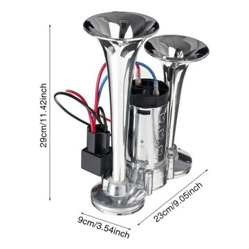 ДВОЙНАЯ ТРУБА 12В 600ДБ, КОМПЛЕКТ ГРУПП ДЛЯ МОТОЦИКЛОВ, АВТОМОБИЛЕЙ