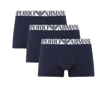 Emporio Armani bokserki męskie zestaw 3 par 111357 4R726 40035 Niebieski M