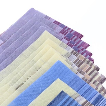 12 шт. Платки тканые квадратные в ассортименте Плед Hankie 36х35 см 12 шт.