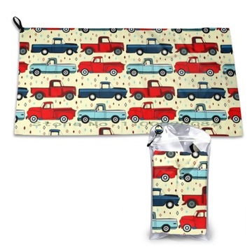 Winter Vintage Trucks Quick Dry Towel Gym Sports Bath Portable Mecha Manga