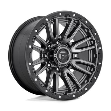 Fuel 1PC D680 REBEL 20x10 8X170 ET-18 MATTE GUN METAL BLACK BEAD RING