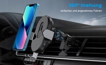 Беспроводное автомобильное зарядное устройство OMOTON 15 Вт