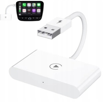 Bezprzewodowy adapter CarPlay Biały do iPhone'a