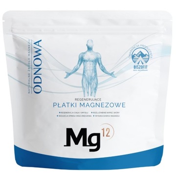 PŁATKI MAGNEZOWE MG12 ROZLUŹNIA NAPIĘCIE SKÓRY 1KG