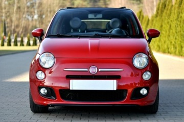 Fiat 500 II CC Seria 1 0.9 TwinAir 85KM 2015 Fiat 500 900 85KM TwinAir Cabrio Klima Pdc, zdjęcie 25