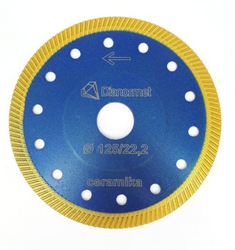 Tarcza do cięcia gresu ceramiki glazury 125mm M14