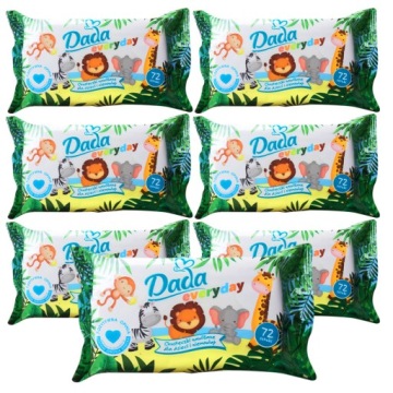 DADA ЕЖЕДНЕВНЫЕ ВЛАЖНЫЕ САЛФЕТКИ 7X72 ШТ