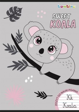 ZESZYT BAMBINO A4-32 NAUKA PISANIA - sweet KOALA