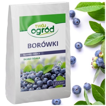 NAWÓZ DO BORÓWKI KWAŚNOLUBNYCH 4KG DO BORÓWEK NPK 12-12-17 + MIKROELEMENTY