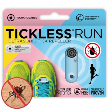 TICKLESS RUN BLUE ULTRADŹWIĘKOWA OCHRONA KLESZCZY DLA BIEGACZY