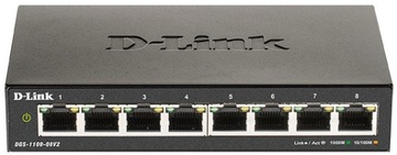 Switch zarządzalny 8port D-Link DGS-1100 EasySmart