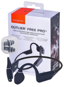 SŁUCHAWKI KOSTNE CREATIVE OUTLIER FREE PRO+ Z FUNKCJĄ ODTWARZANIA MP3 8GB