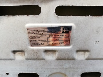FIAT STILO 01- KAPOTA KRYT MOTORU 823
