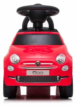 Самоходный ходунок Fiat 500 - Коралло красный