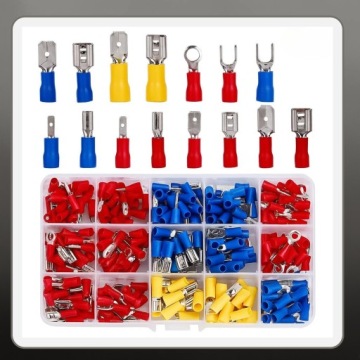 НАБОР ИЗОЛИРОВАННЫХ КАБЕЛЬНЫХ НАКОНЕЧНИКОВ 280 ШТ НАБОР XXL