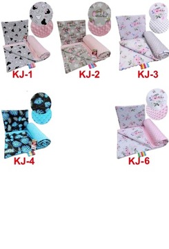 Одеяло БОЛЬШОЕ с подушкой 100х75 микшированный хлопок бархат