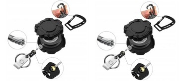 2X RETRAKTOR LINKA ZWIJANA HEAVY DUTY SMYCZ ZWIJKA – PREZENT DLA FACETA