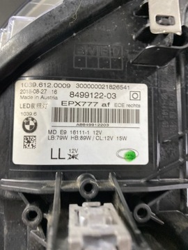 BMW 5 G30 G31 M5 F90 FULL LED ADAPTIVE PRAWA EU