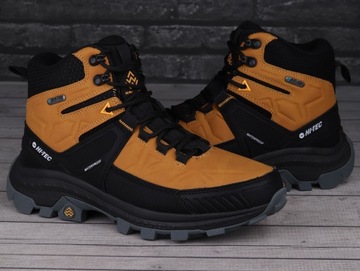 Buty męskie, zimowe HI-TEC RAINIER HIKER MID WODOODPORNE WATERPROOF