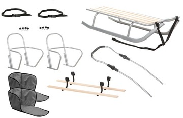 Польский МАТРАС DUO SLEDGE SILVER GRAPHITE для детей Twins STRONG