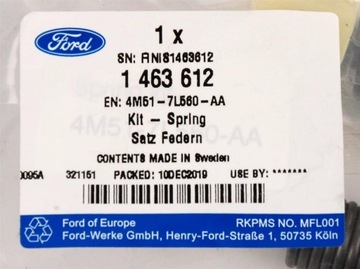 ВОЗВРАТНАЯ ПРУЖИНА ПЕДАЛИ СЦЕПЛЕНИЯ C-MAX FOCUS