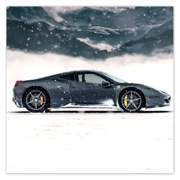 Plakaty 140x140 Samochód Ferrari Auto