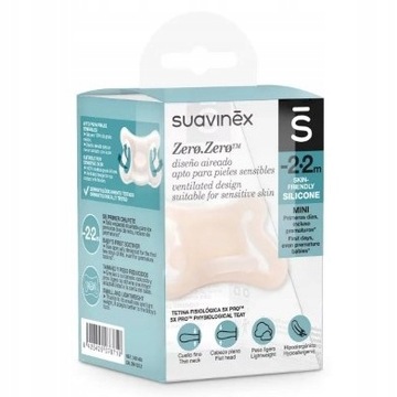 Suavinex SMOCZEK SILIKONOWY FIZJOLOGICZNY Zero Zero -2-2m dla Wcześniaka