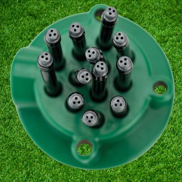 ИМПУЛЬСНЫЙ ВРАЩАЮЩИЙСЯ НА 360° САДОВЫЙ ДОЖДЕВАТЕЛЬ ДЛЯ ПОЛИВА ТРАВЫ 12 ФОРСУНКОВ