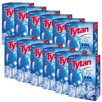 SÓL DO ZMYWAREK 5w1 TYTAN 1,5kg 11szt+1szt GRATIS