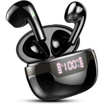SŁUCHAWKI BEZPRZEWODOWE BLUETOOTH Z WYŚWIETLACZEM