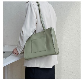 Women's Casual Tote Fashion Solid Leather Large