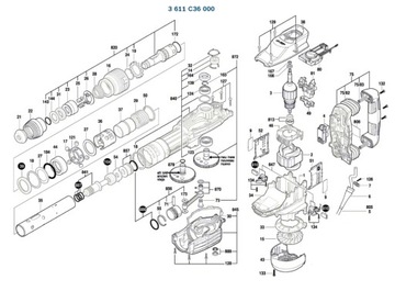 Шатун ударный молоток BOSCH GSH11VC 000