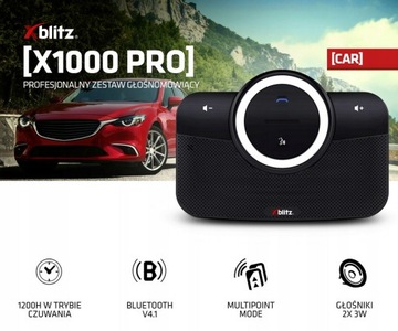 КОМПЛЕКТ Bluetooth HANDS-FREE XBLITZ X1000 PRO