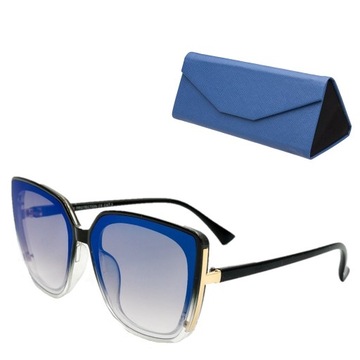 OKULARY DAMSKIE FASHION VIN EYEWEAR V110020 Niebieskie