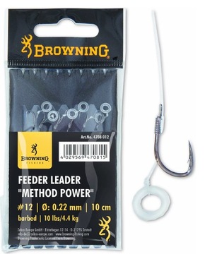 BROWNING przypony METHOD FEEDER POWER z gumką #14