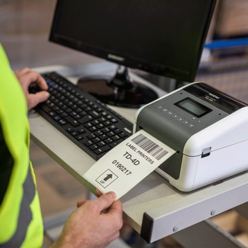 Brother TD-4550DNWB Label Printer LAN Wi-Fi Network