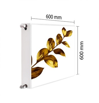 MAGNETYCZNA OSŁONA NA KALORYFER 60x60 ZŁOTA MATA MAGNES